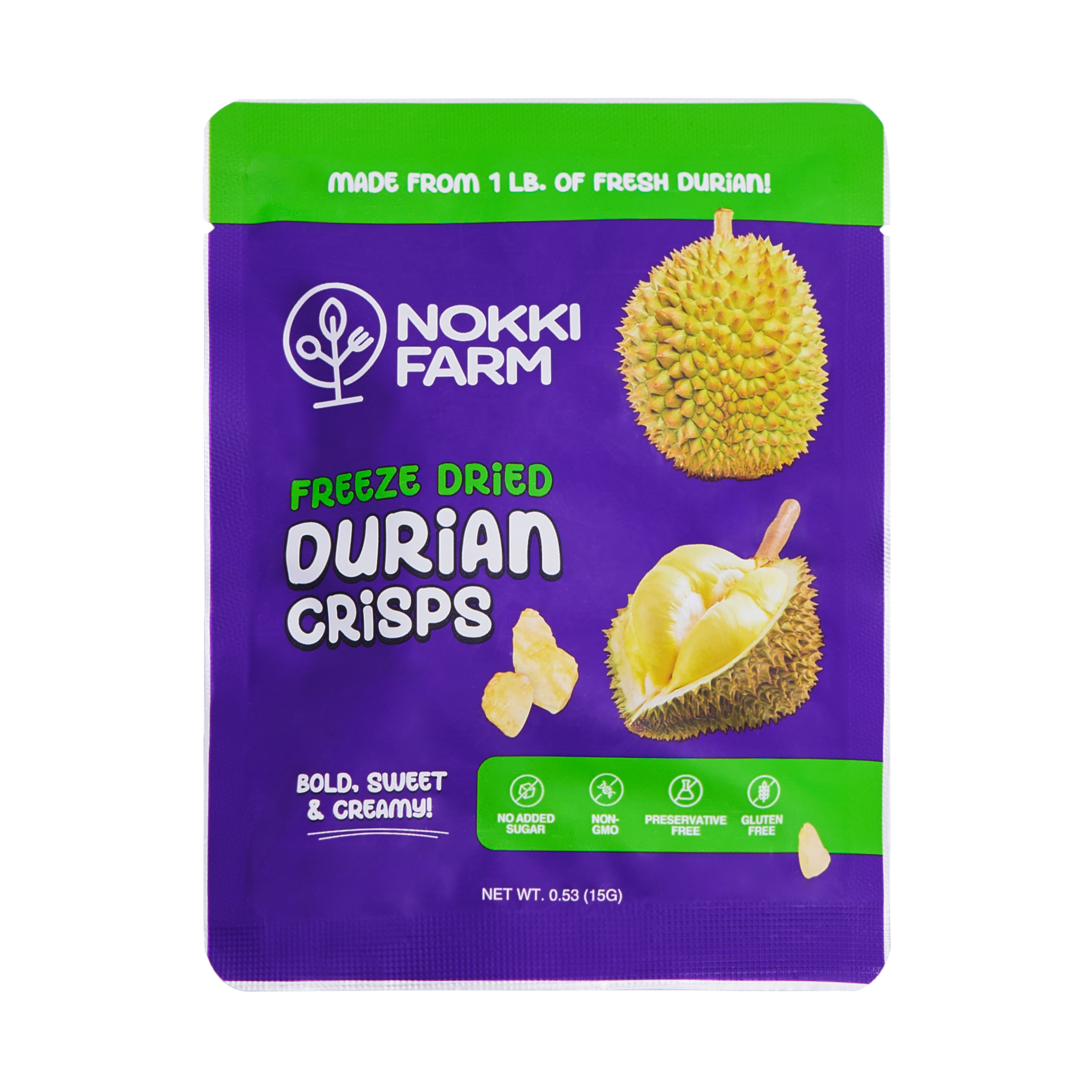Freeze-Dried Durian - 15g