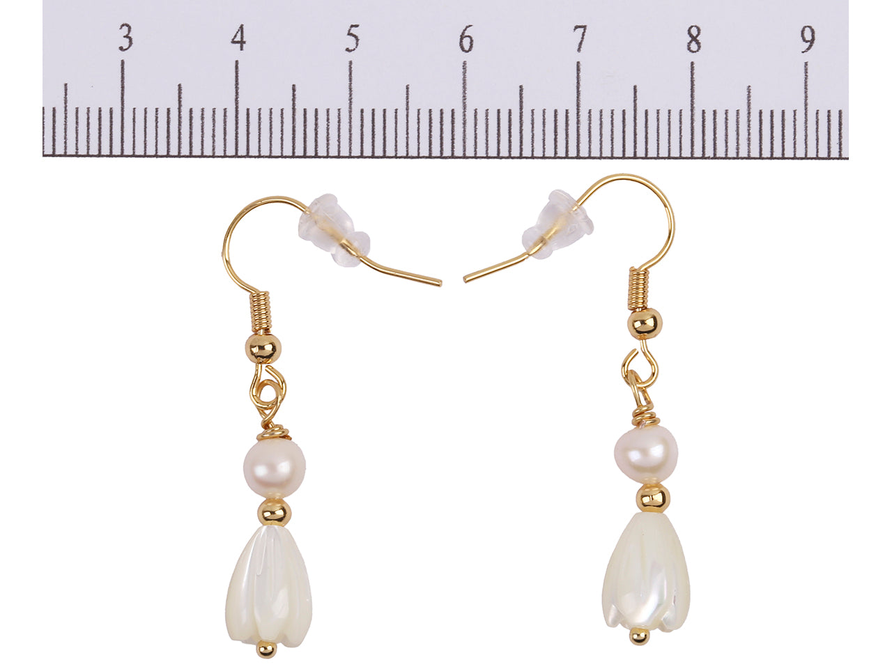 Pikake And Pearl Earrings
