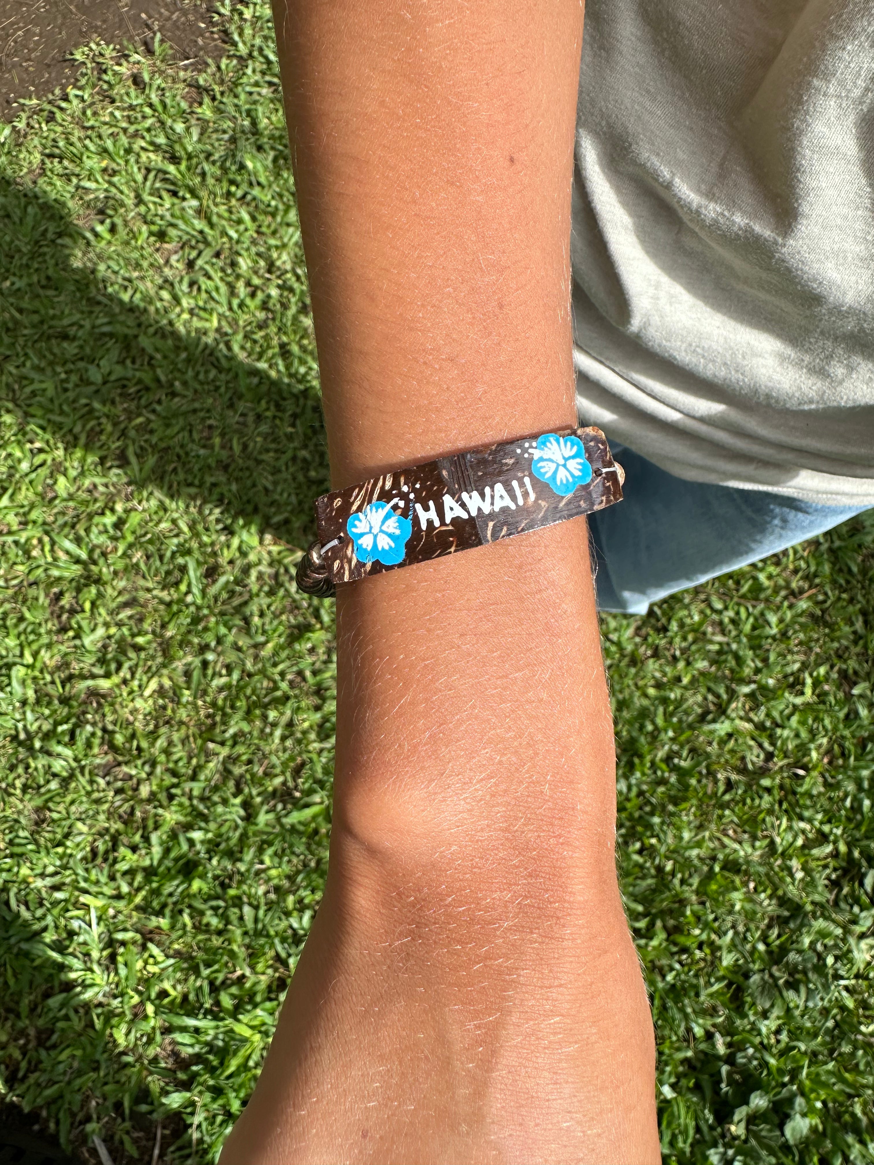 Beaded Coconut Hawaii Bracelet