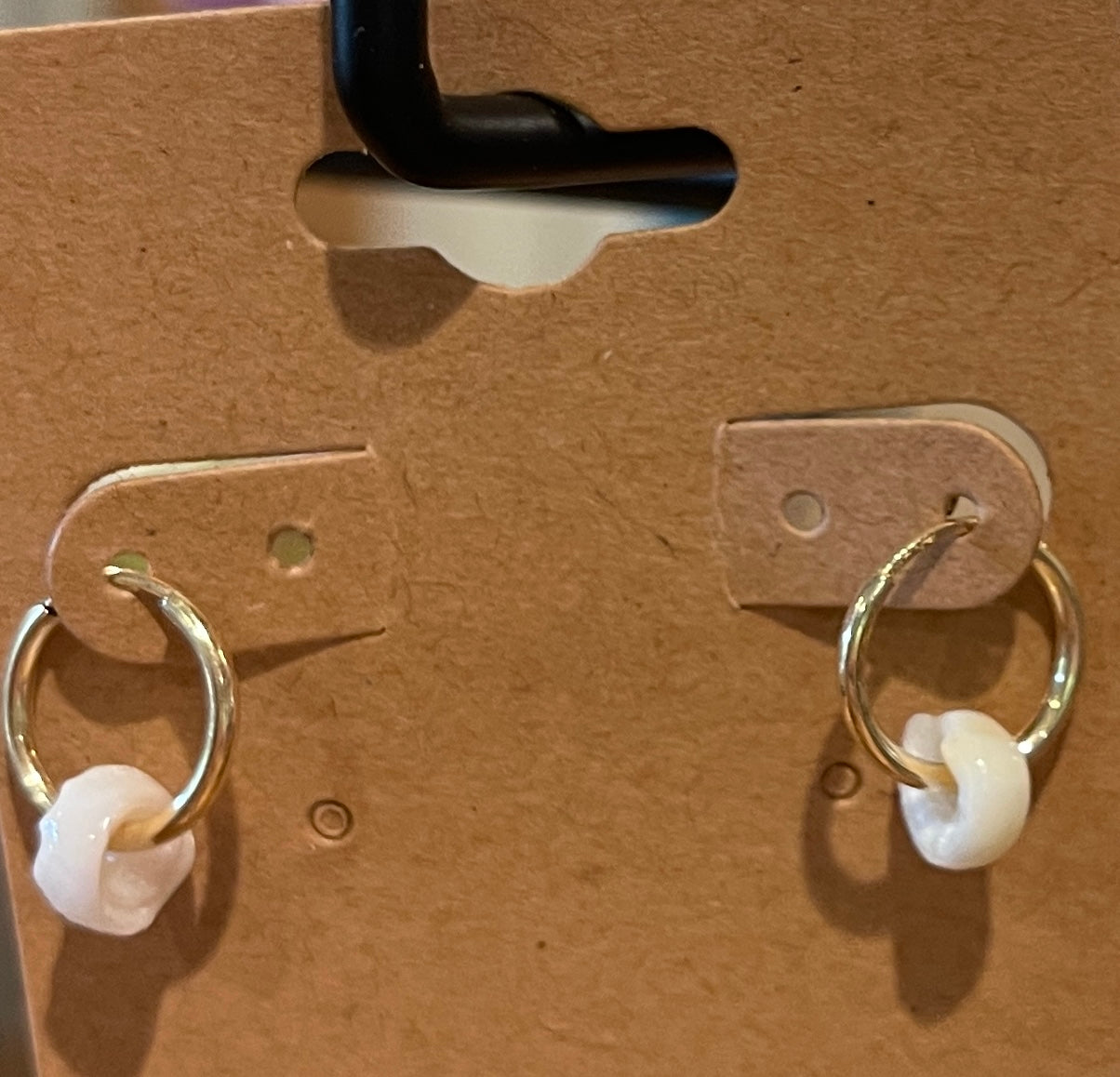 Small Puka Shell Hoops