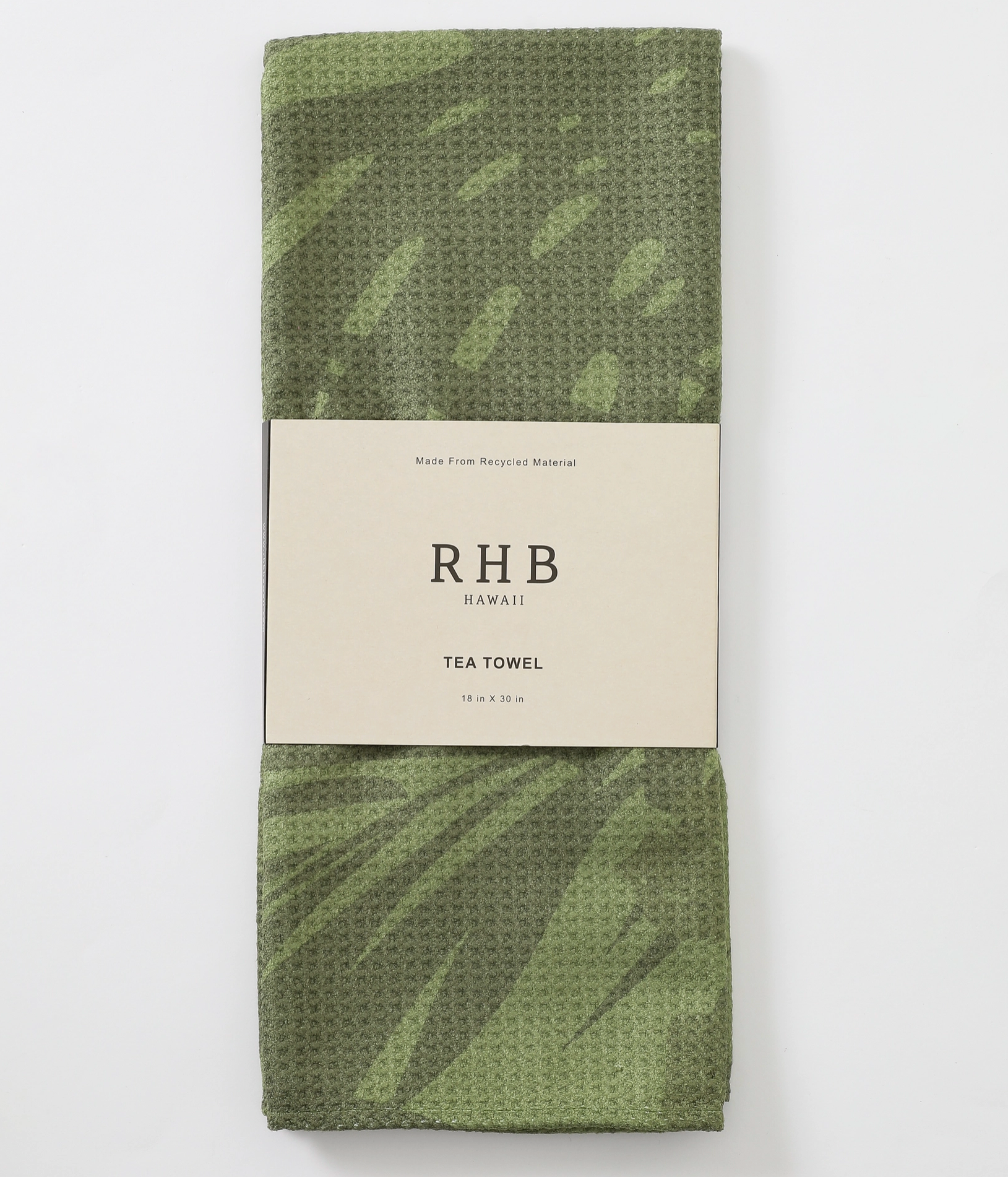Hawaiian Army Green Tea Towel