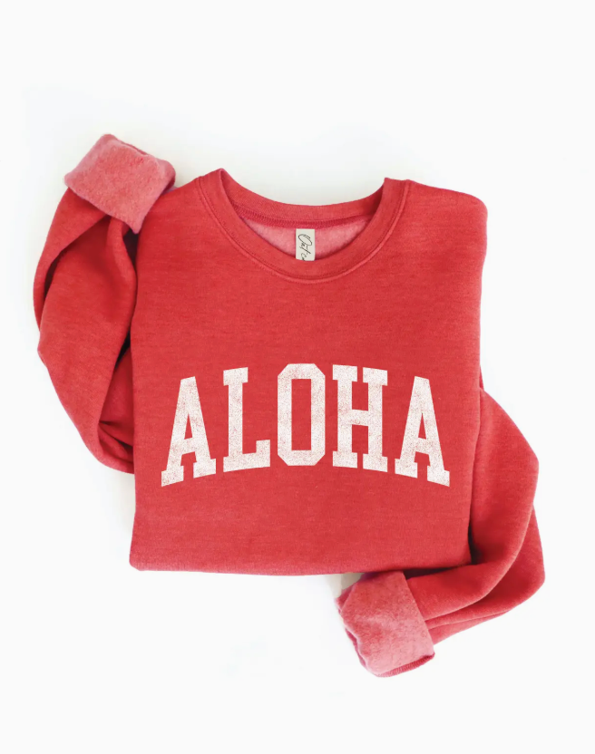 Cranberry Aloha Sweatshirt