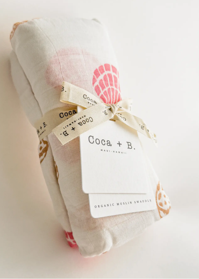 Seashell Baby Swaddle | Coastal