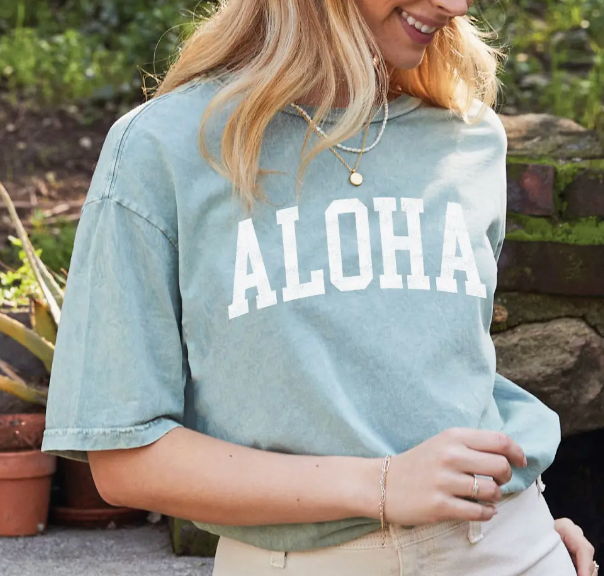 Aloha Mineral Graphic Top
