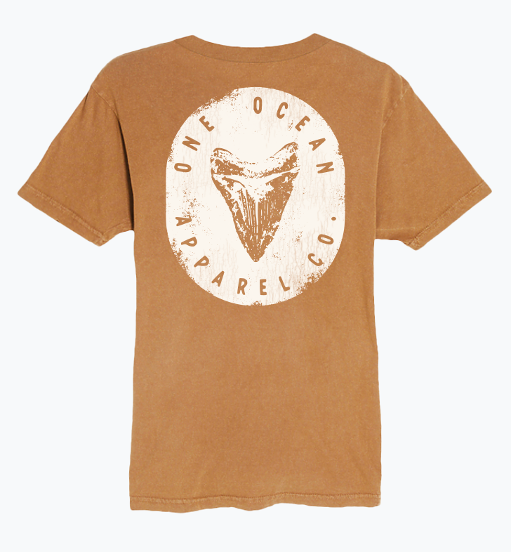 Shark Tooth Vintage Wash T- Shirt