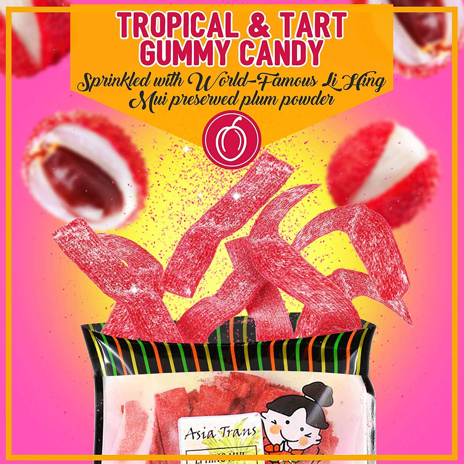 Li Hing Mui Lychee Sour Belts
