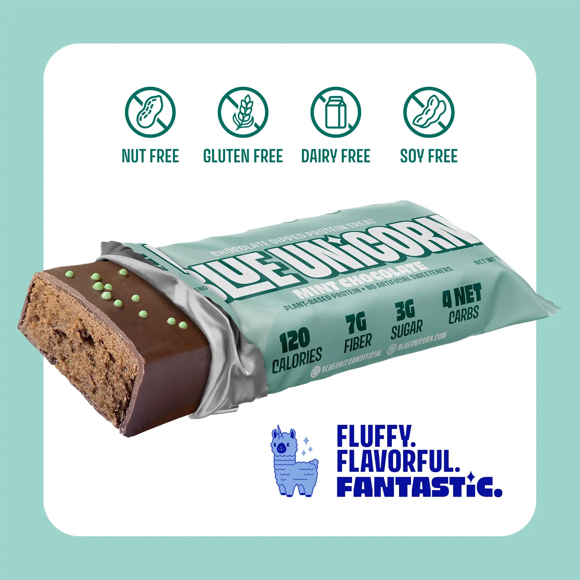 Blue Unicorn Protein Bar Carton – 12 Bars (Wholesale)
