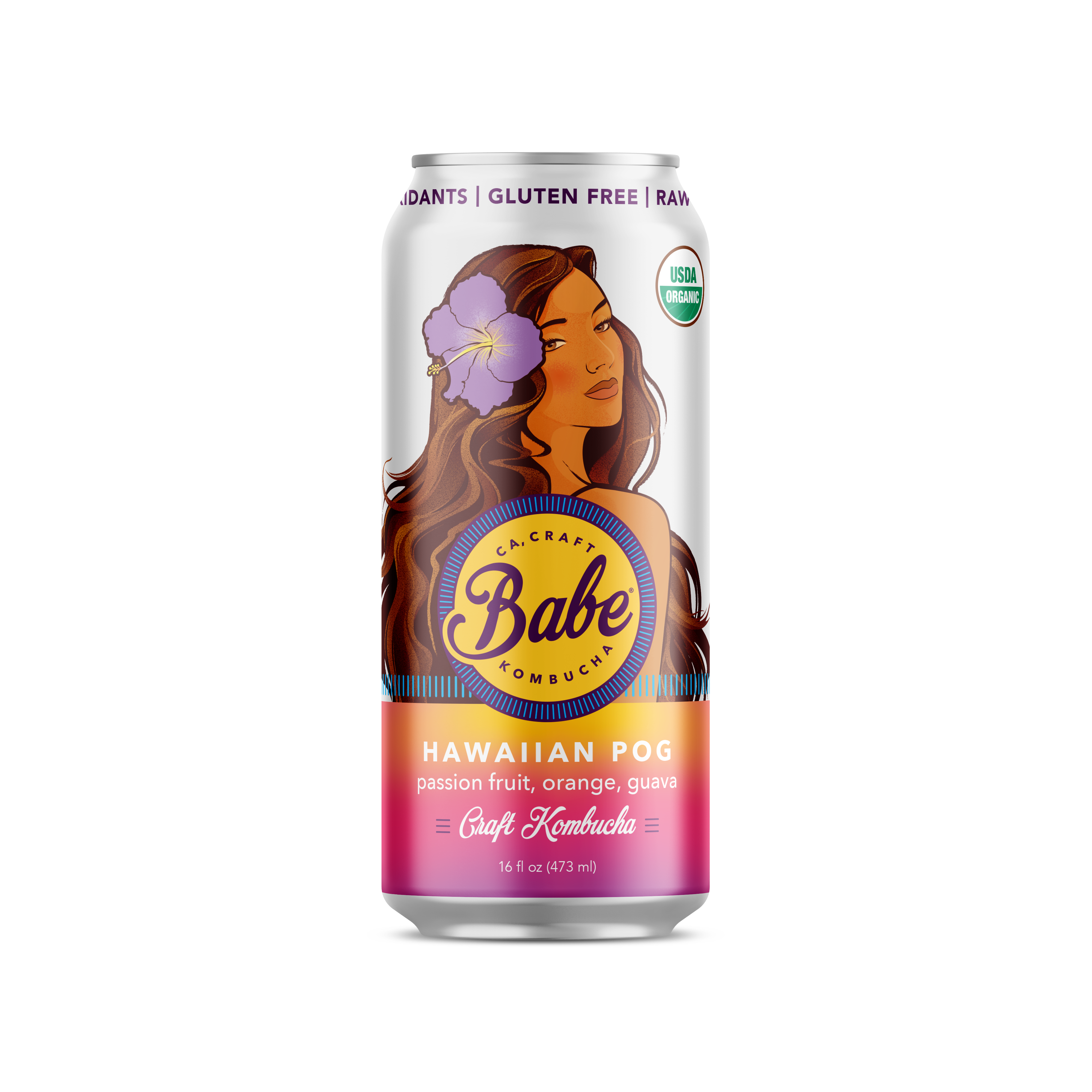 Hawaiian POG Kombucha - (Passion Fruit, Guava)