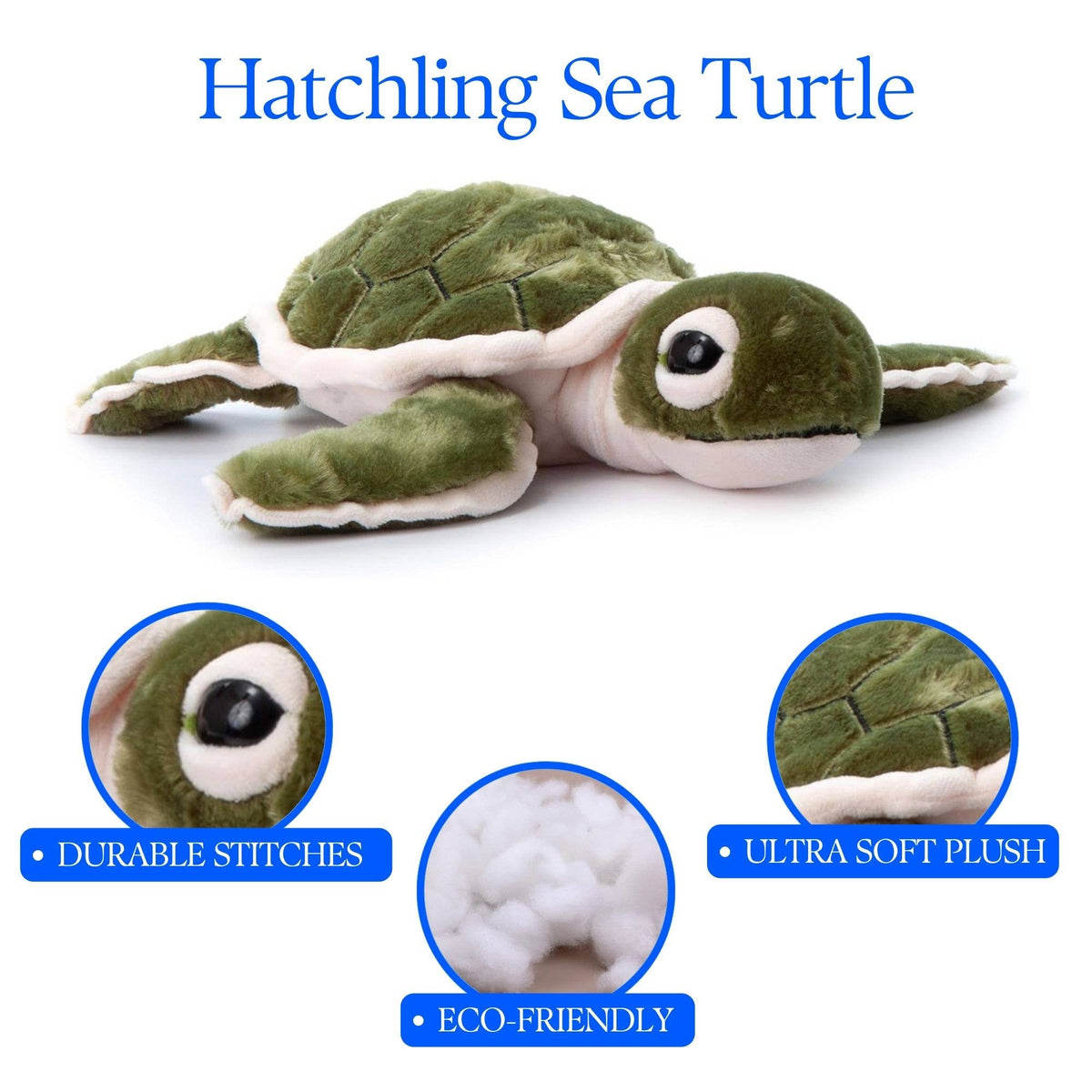 12" (30cm) Hatchling Sea Turtle Sea life Stuffed Plush