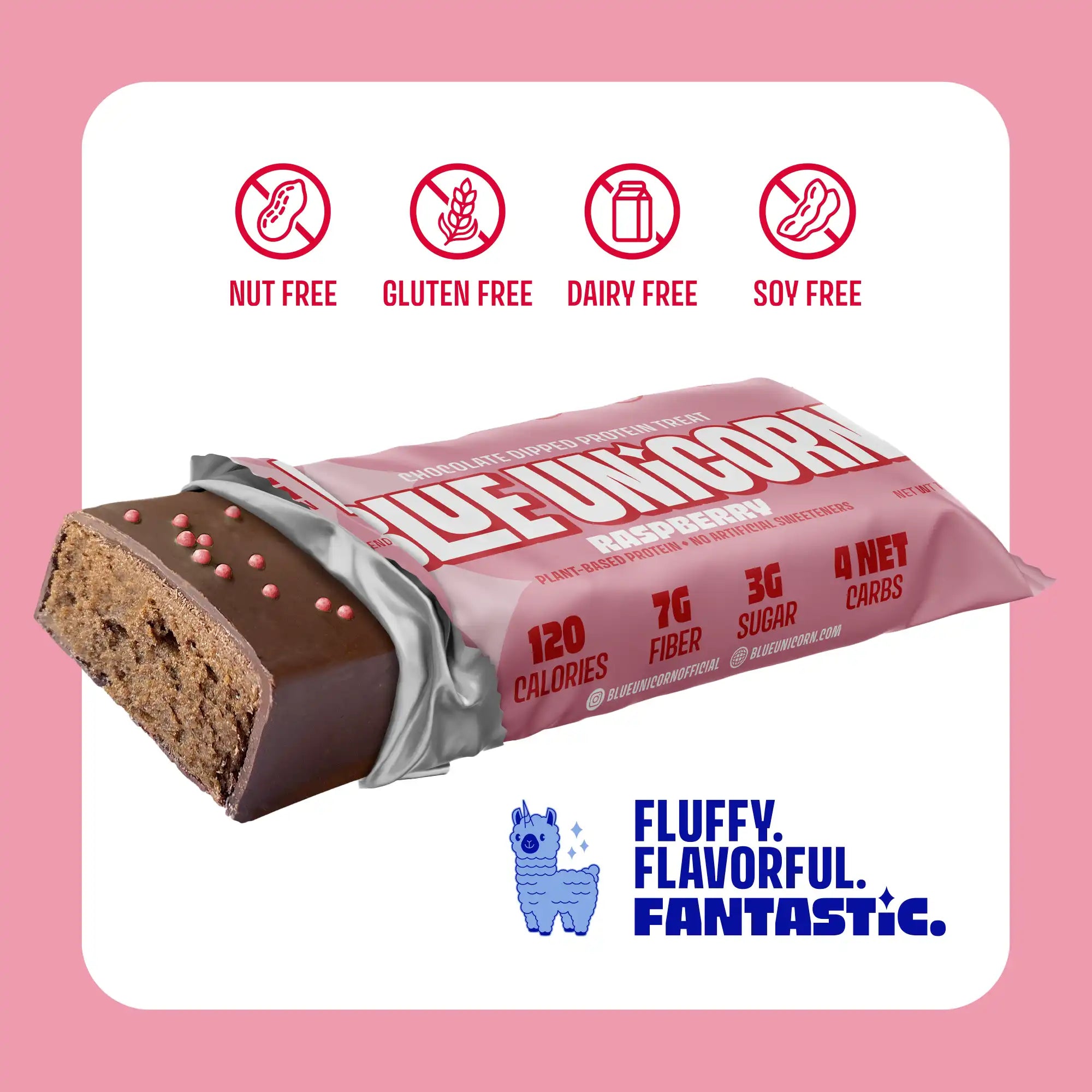 Blue Unicorn Protein Bar Carton – 12 Bars (Wholesale)