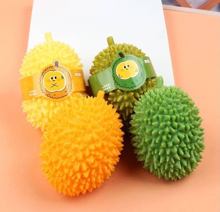 Durian Squeeze Toy for Stress Relief-12 Unit