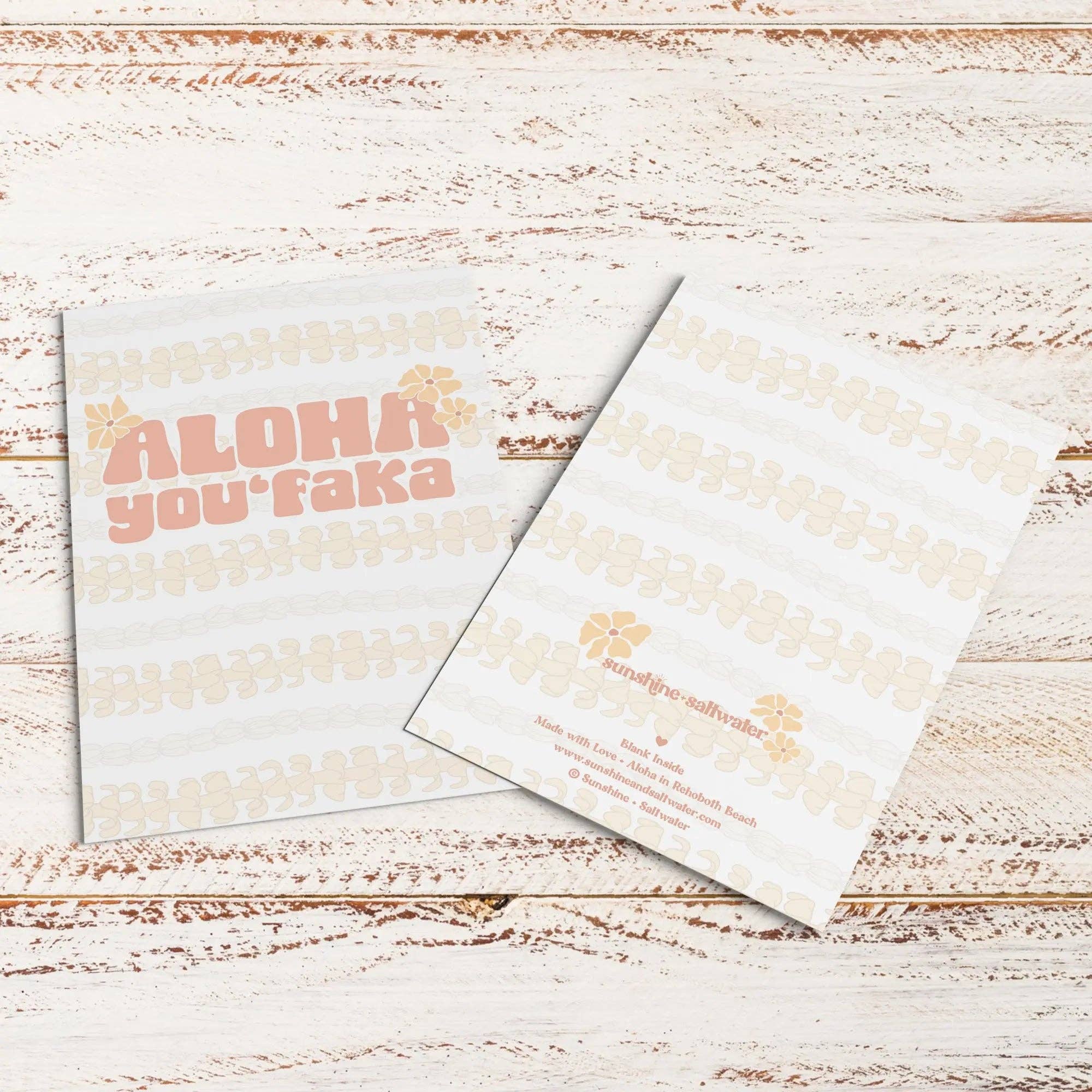 Aloha You'FAKA | Greeting Card