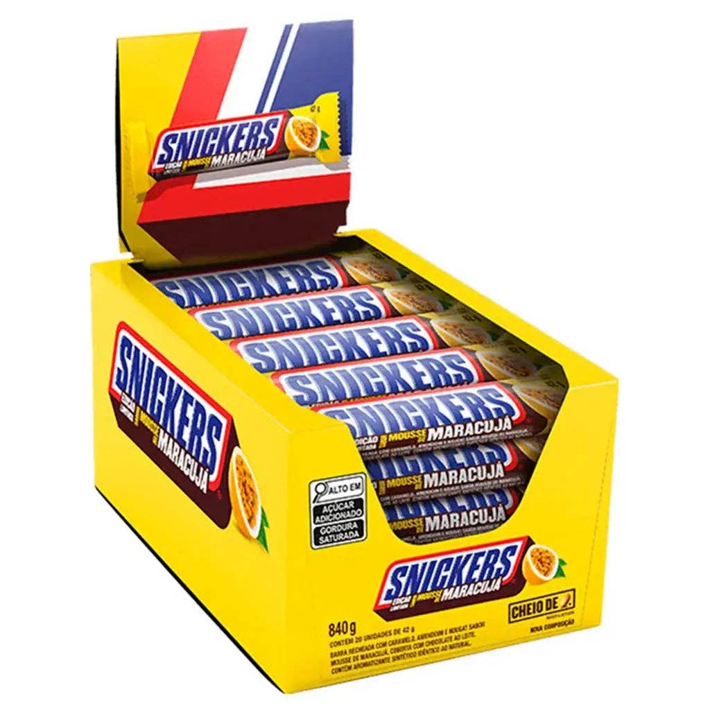 Snickers Mousse De Maracuja Passion Fruit (Brazil) - 42g case of 20
