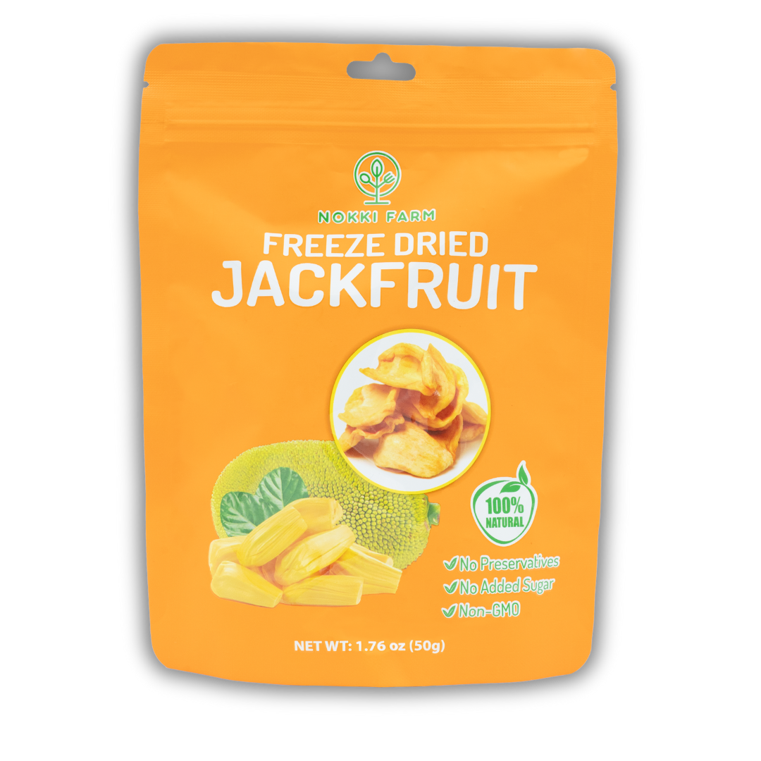 NOKKI FARM Freeze Dried Jackfruit Crisps - No added sugar