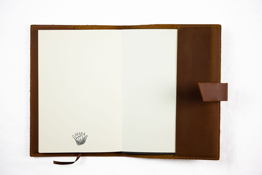 Hawaiian Leather Journal with Strap