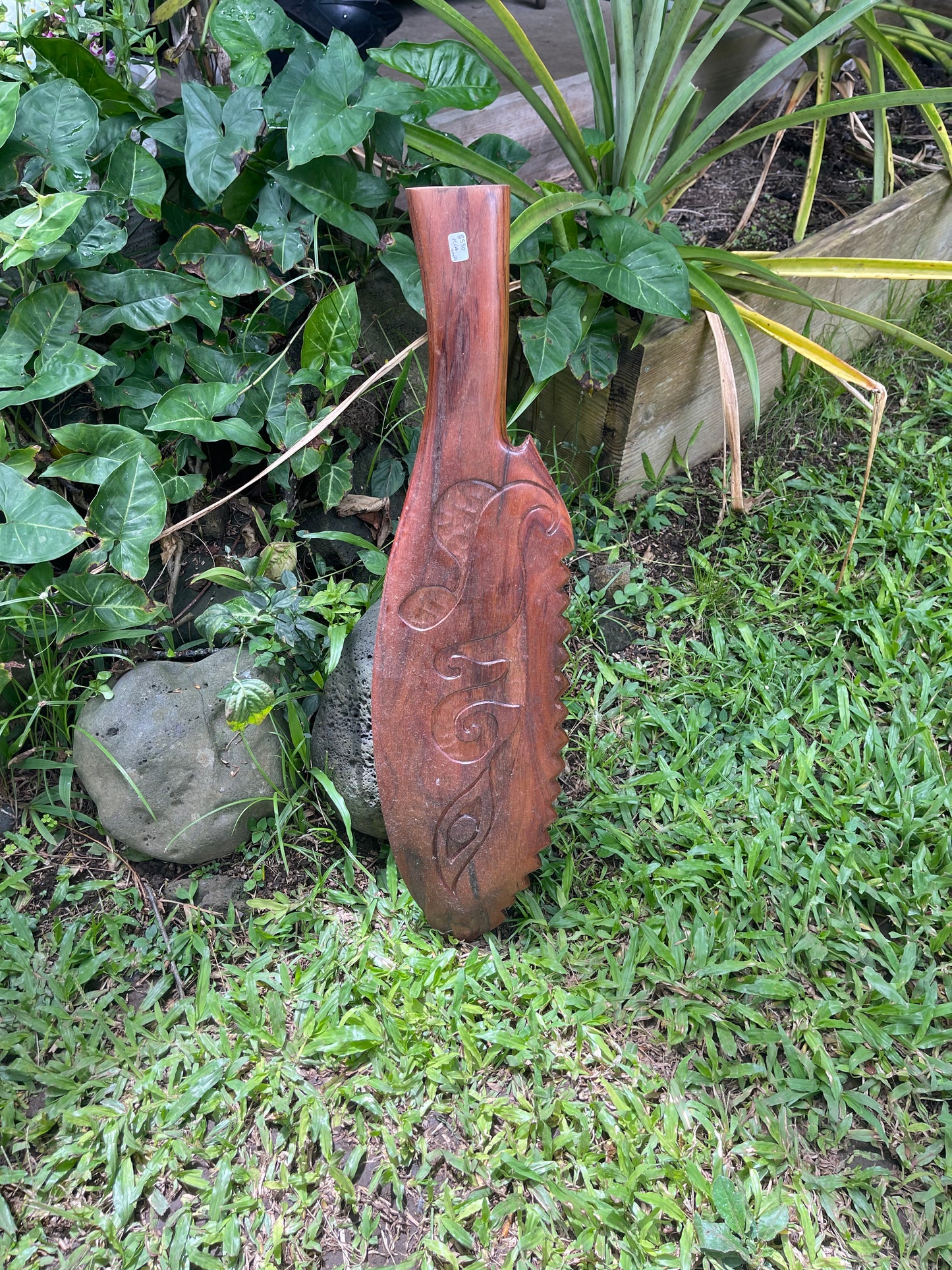 Tongan Club Carving