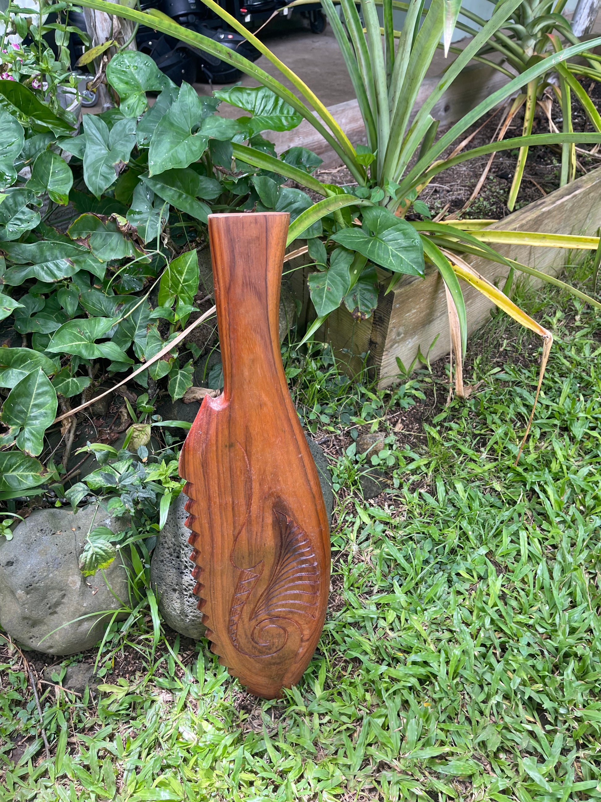 Tongan Club Carving