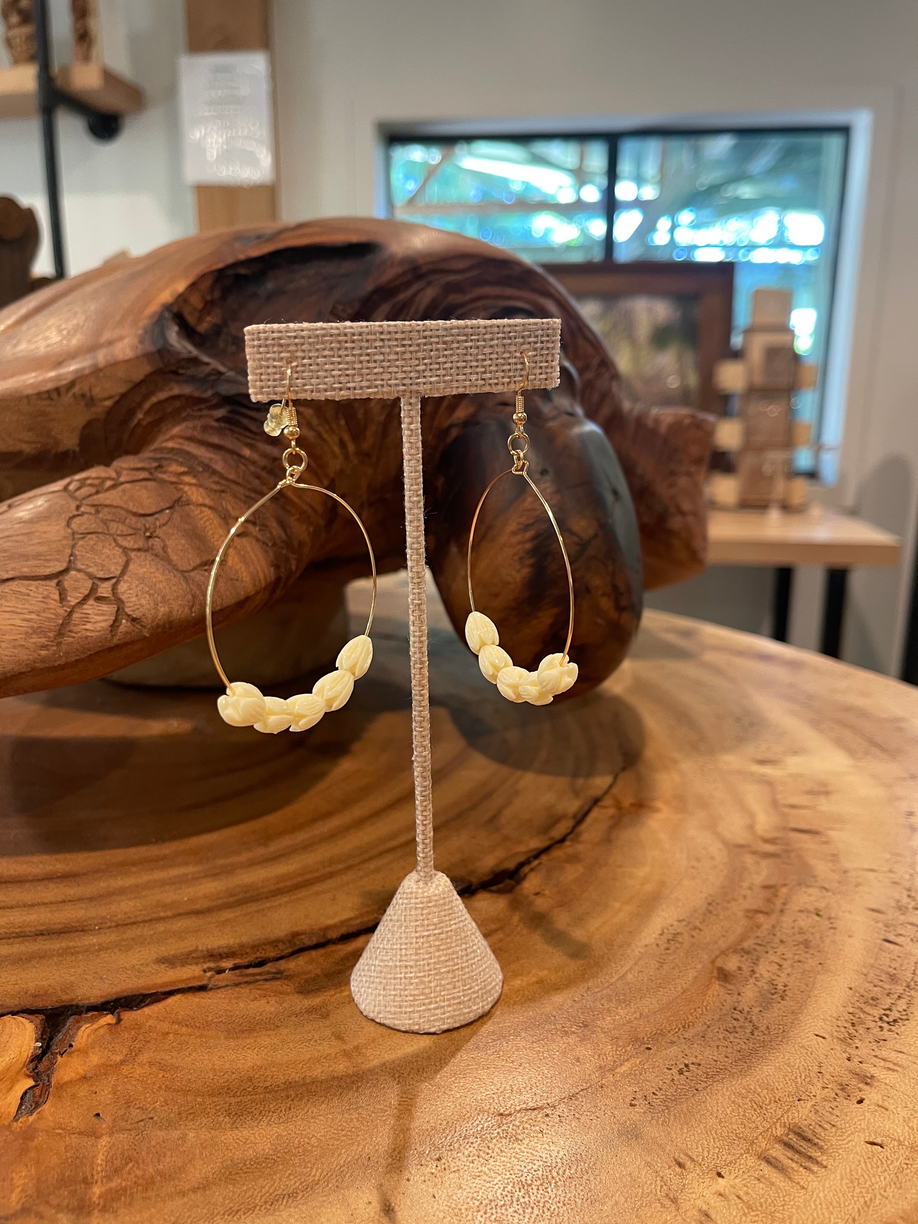 Pikake Hoop earrings