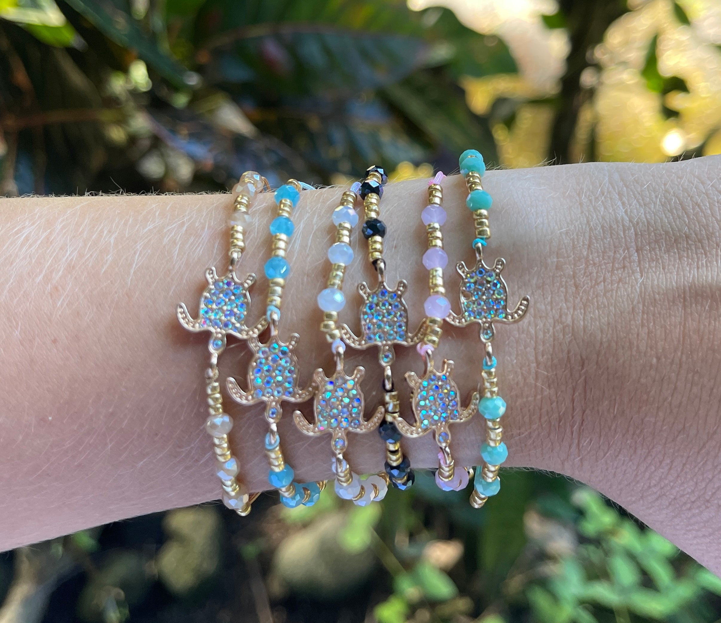 Sparkle Honu Bracelet