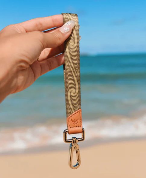 Green Shaka Tribe Wrist Lanyard