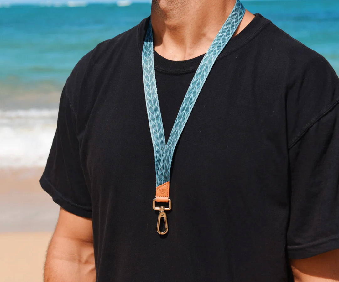 Blue Shaka Tribe Neck Lanyard