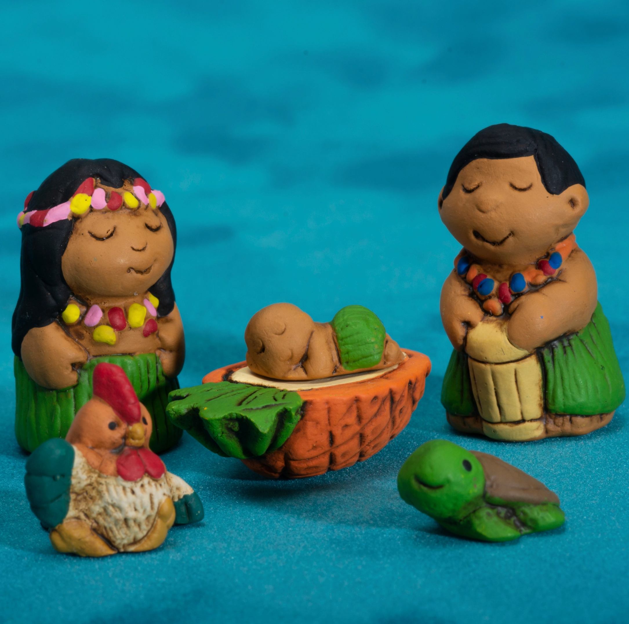 Hawaiian - Mini Nativity