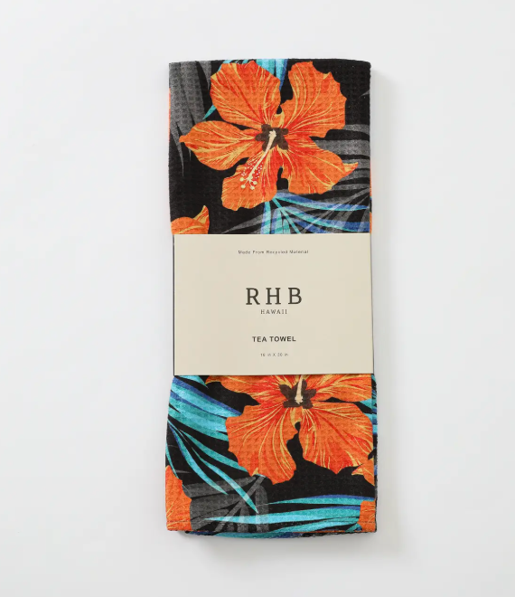 Flower Night Tea Towel