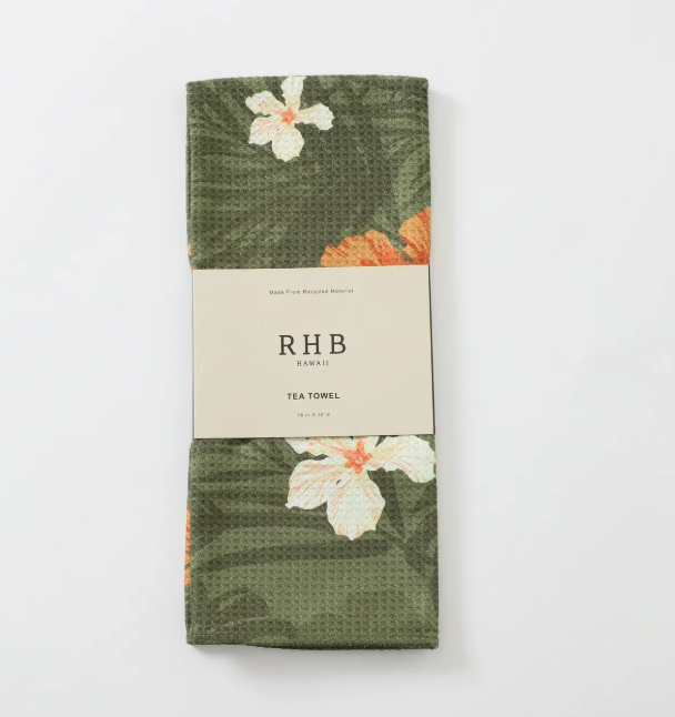 Hibiscus Bloom Tea Towel