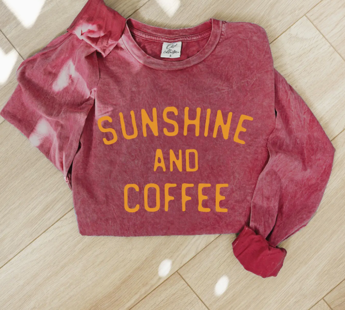 Sunshine & Coffee Long Sleeve Shirt