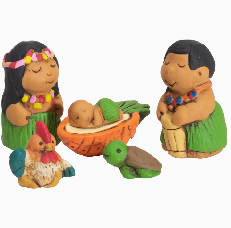 Hawaiian - Mini Nativity