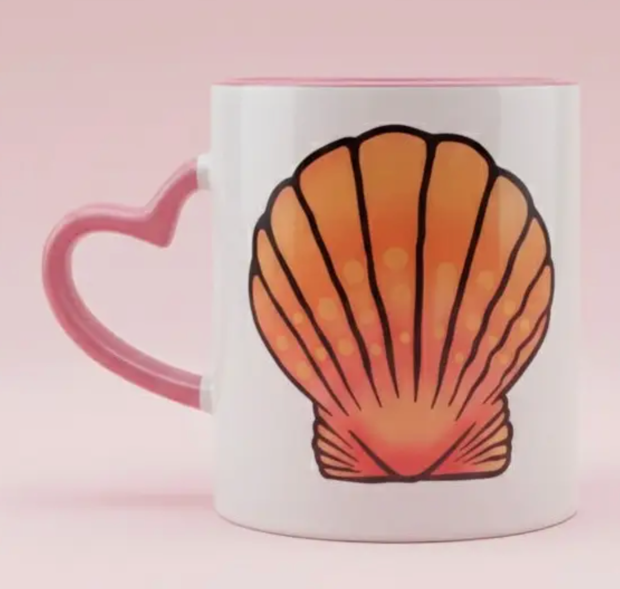 Sunrise shell mug