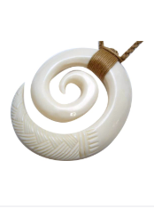 Bone Spiral Necklace