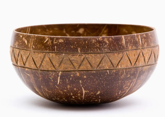 Zigzag Coconut Bowl
