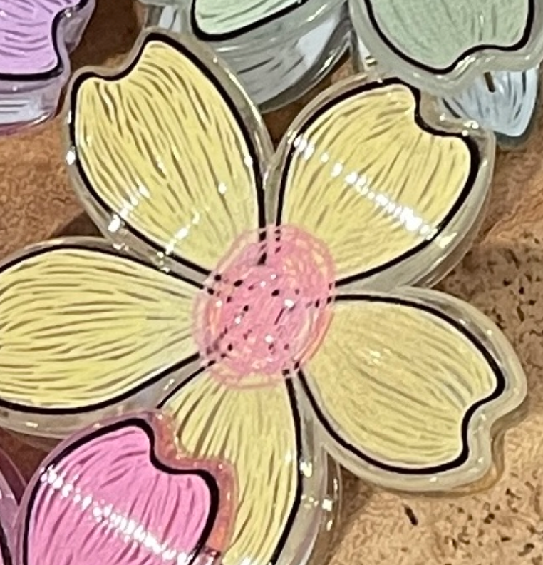 Island Blooms Pastel Claw Clips