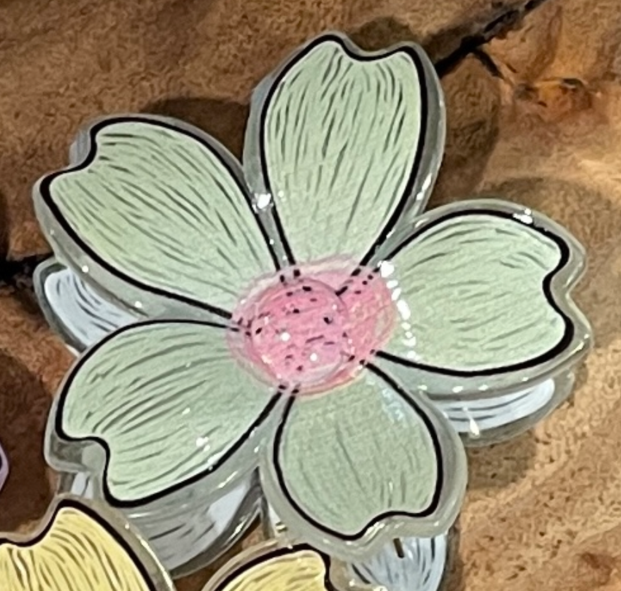 Island Blooms Pastel Claw Clips