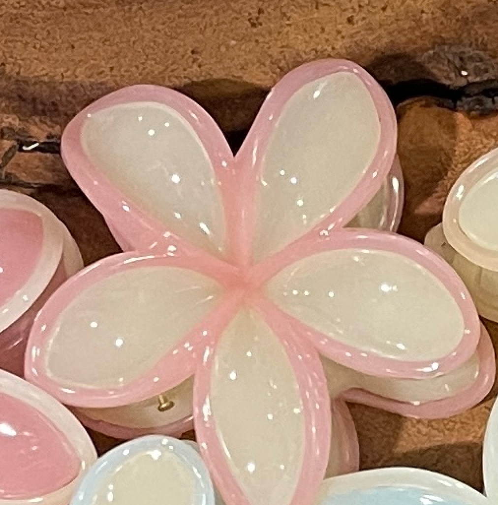 Plumeria Hair clip