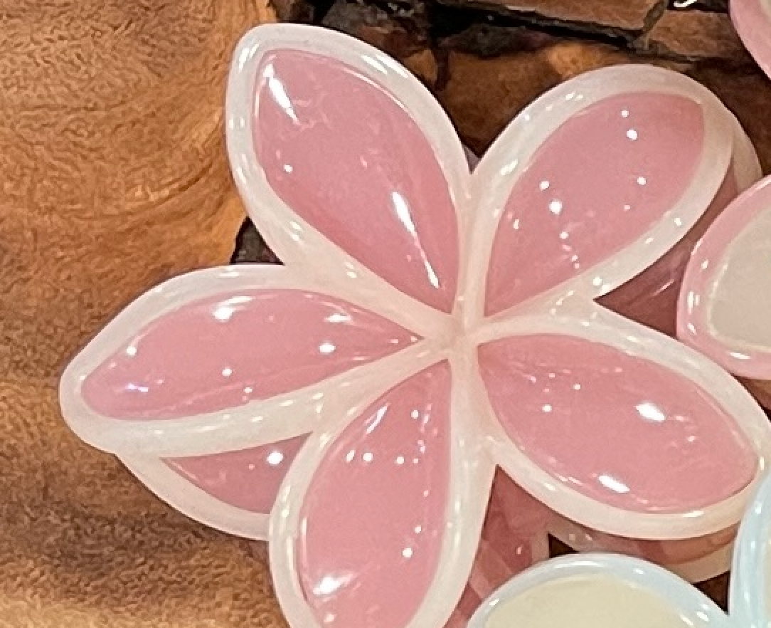 Plumeria Hair clip