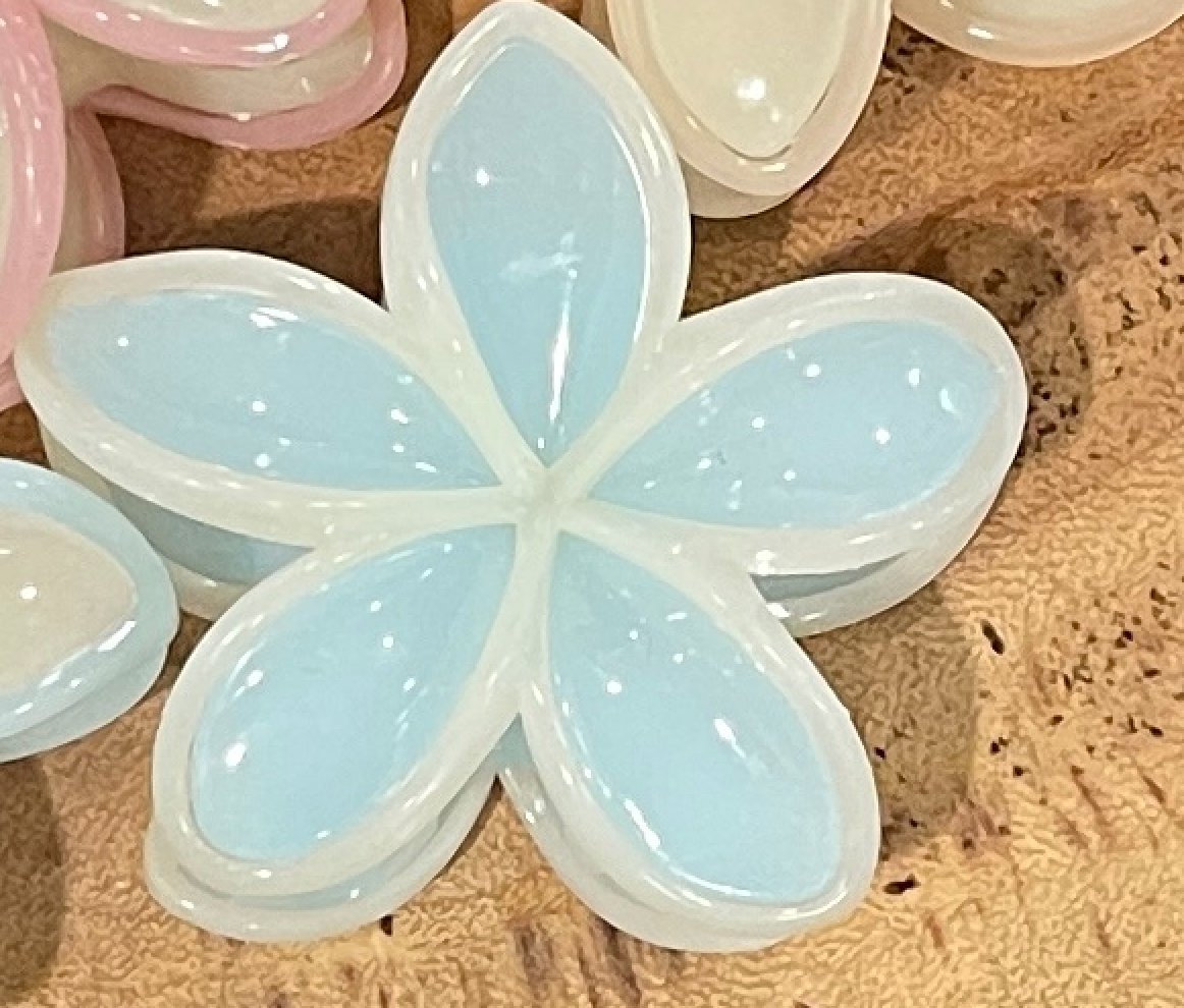 Plumeria Hair clip