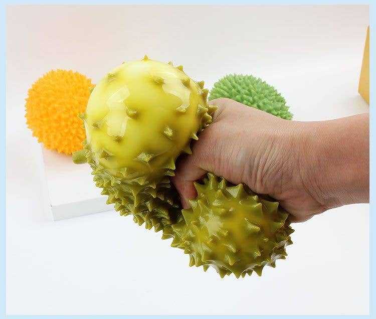 Durian Squeeze Toy for Stress Relief-12 Unit