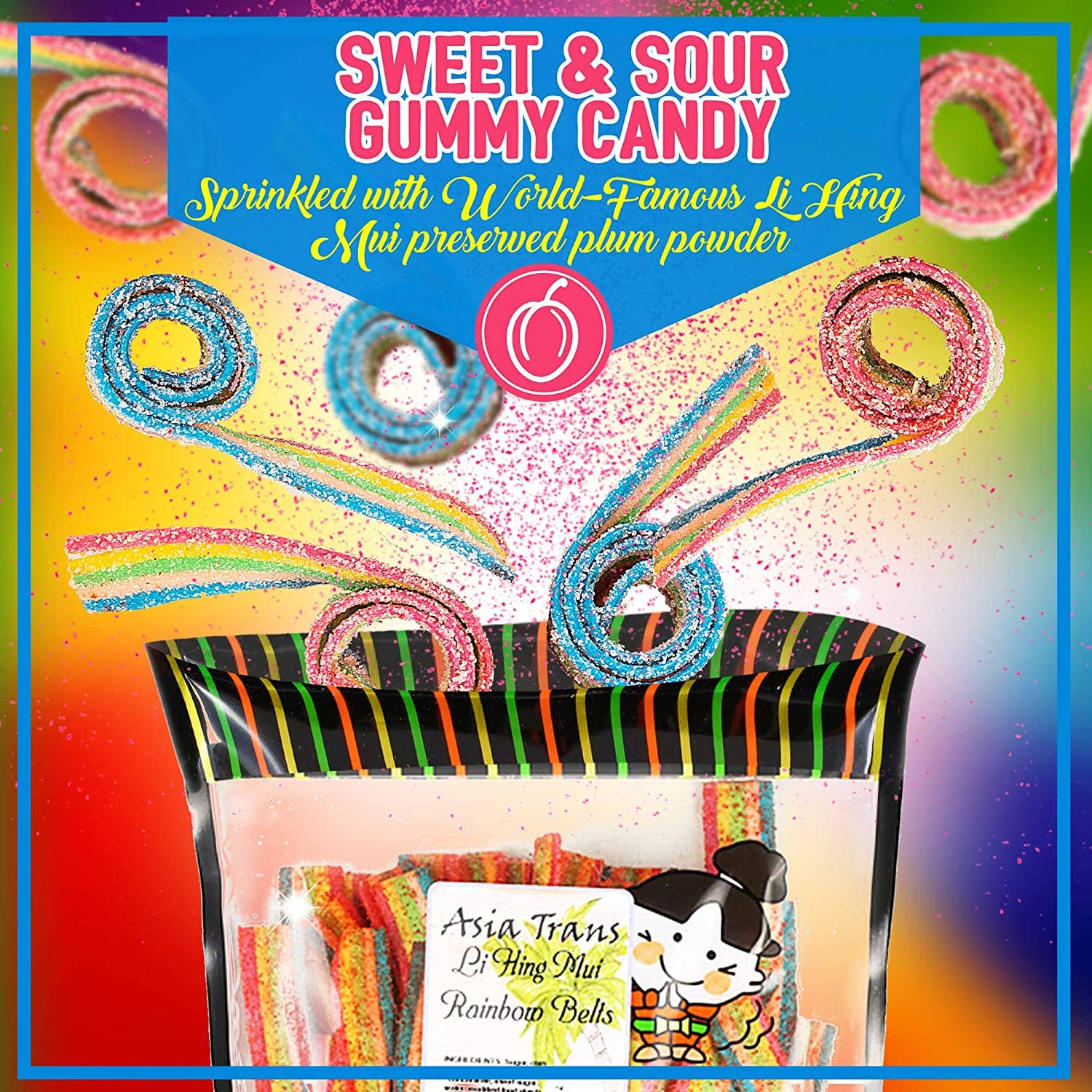 Li Hing Mui Rainbow Belts