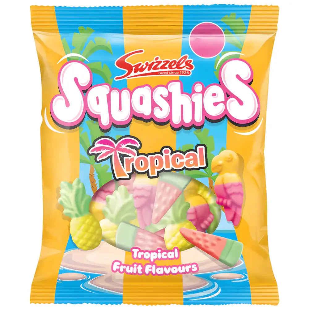 Swizzels Squashies Tropical 12/100g (UK)