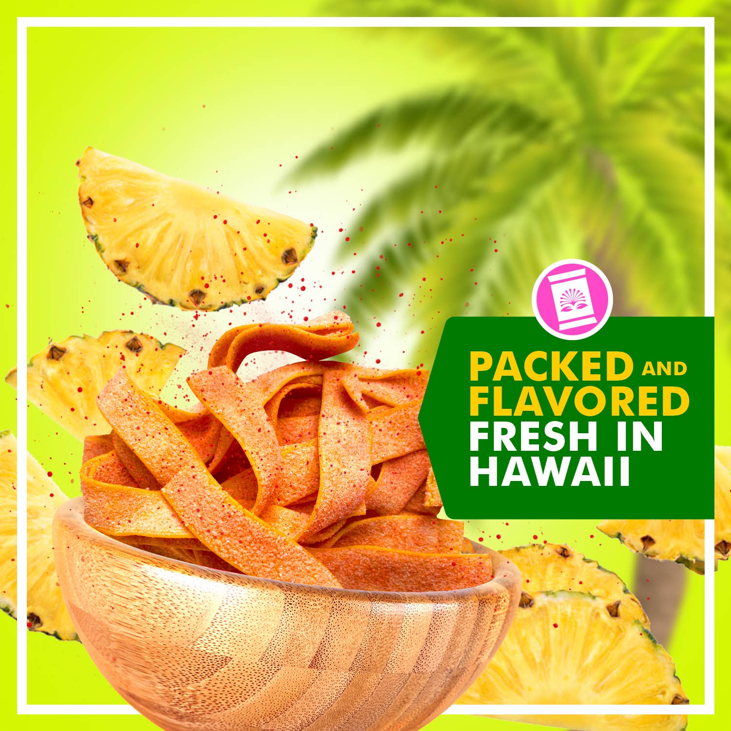 Li Hing Mui Sour Pineapple Belts